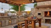 Covered patios and outdoor kitchens