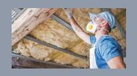 Attic insulation installation