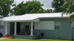 Metal roof in Miami Springs