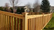 4' Prairie style picket fence