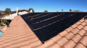 Solar pool heater and tile roof replacement