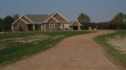 Stained Concrete Driveway